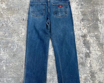 Vintage Dickies Blue Work Jeans 36 X 31 - Etsy