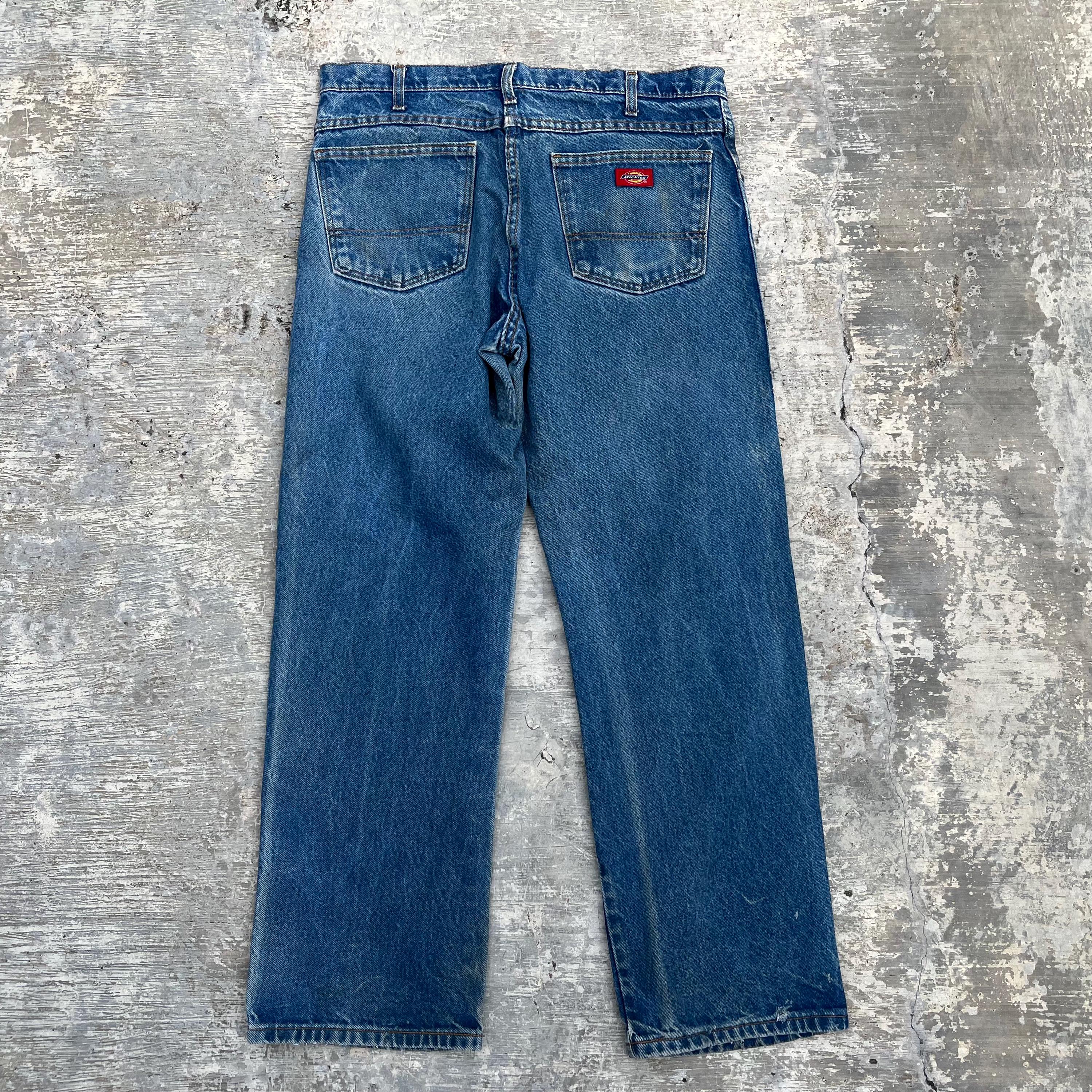 Vintage Dickies Denim Workwear Jeans - Size 34x29 - Etsy