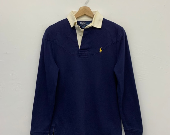 Vintage Polo Ralph Lauren Rugby Shirt Size Small - Etsy