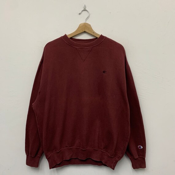 Vintage 2000s Champion Small Logo Pullover Crewneck Sweatshirt Size Large Etsy