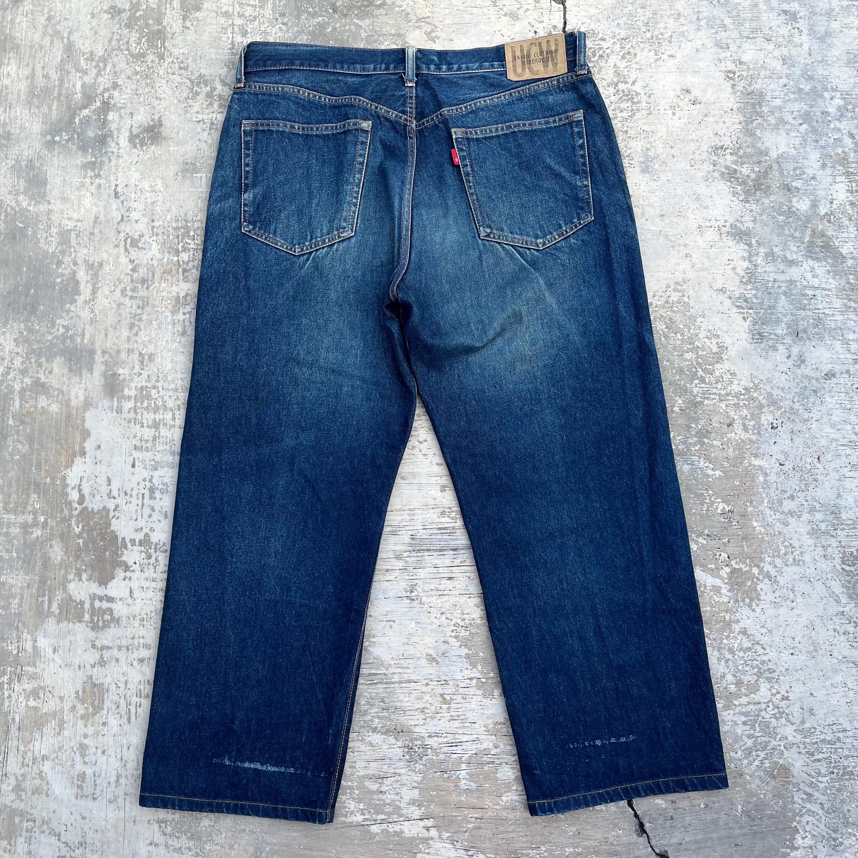 Vintage Unique Clothing Warehouse UCW Japan Denim Jeans Size 36x26 