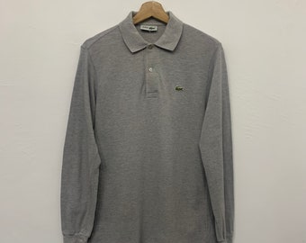 LACOSTE Vintage 70s Men's Long Sleeves Cotton Piqué Polo