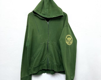 Vintage Edwin Japan Full Zip Hoodie Sweatshirt Size M
