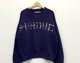 Vintage 70s Russell Athletic Purdue University College Hoodie