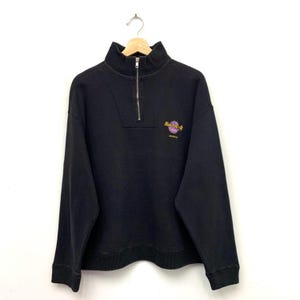 Vintage Hard Rock Hotel Orlando Half Zip Pullover Sweatshirt Size Large