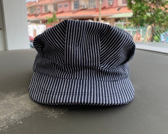 Vintage Philadelphia Rapid Transit Headwear Eisenbahn Hickory Hysteresenhut
