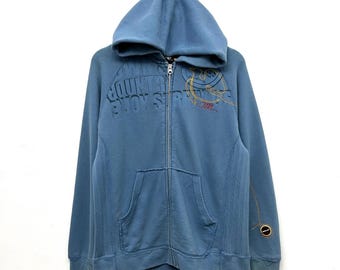 Sudadera con capucha y cremallera completa Vintage Town & Country TC Surf Designs Hawaii, talla mediana