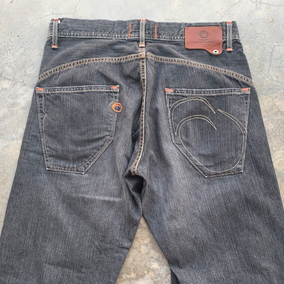 Vintage Edwin E Function Black Denim Jeans Size 3… - image 7