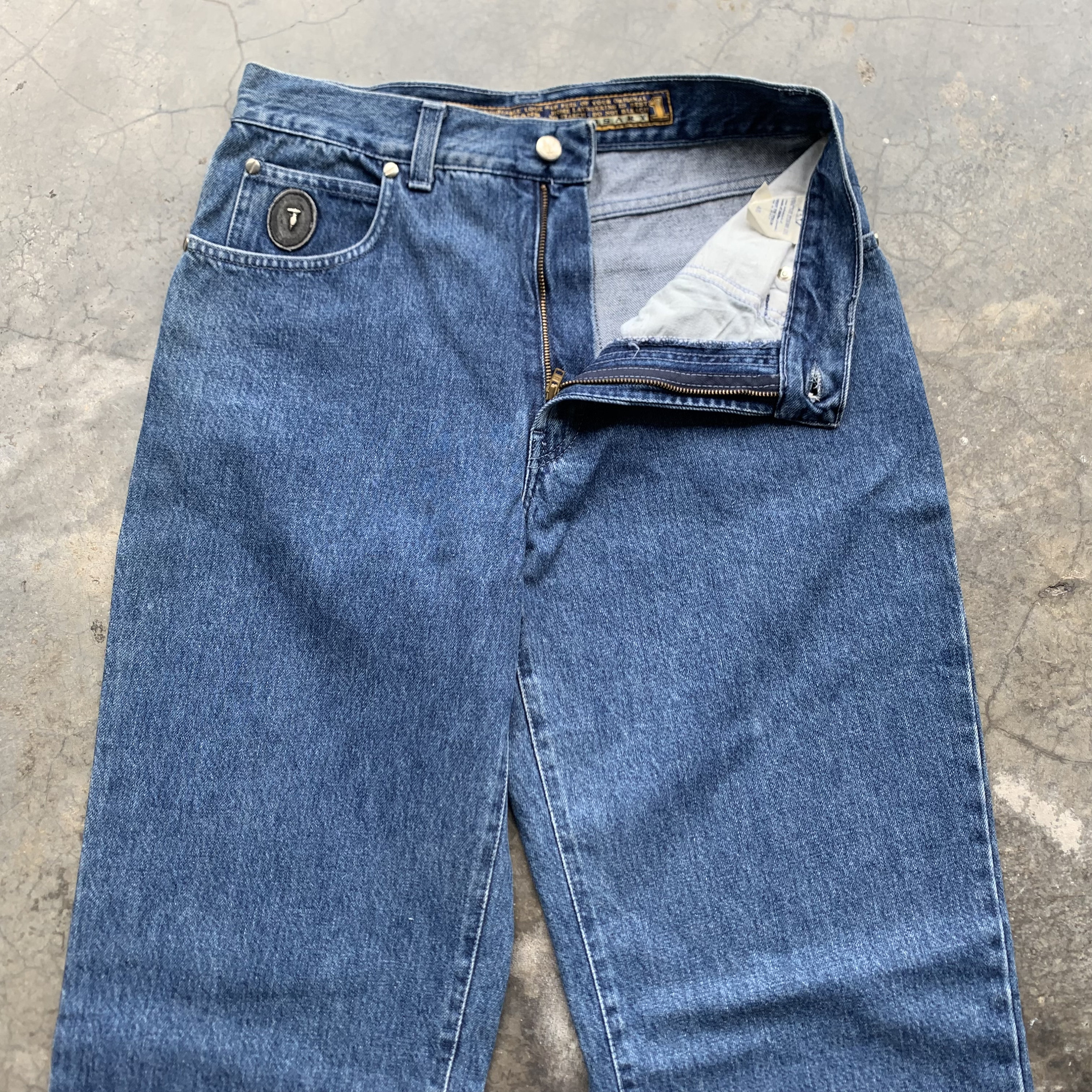 Trussardi Jeans Vintage 90s Trussardi Denim Jeans Made in Trussardi Jeans Vintage 90s Trussardi Denim Jeans Made in