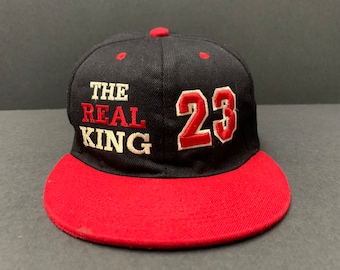 Gorra snapback vintage The Real King 23 de Michael Jordan NBA