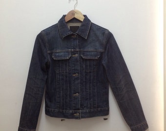 Japanese Brand Kiyoko Takase Denim Jacket - K.T. Kiyoko Takase Womens Selvedge Denim Jacket Size 3