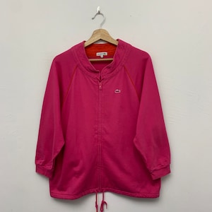 Vintage Lacoste Full Zip Sweater Jacket Women&#39;s Size Medium