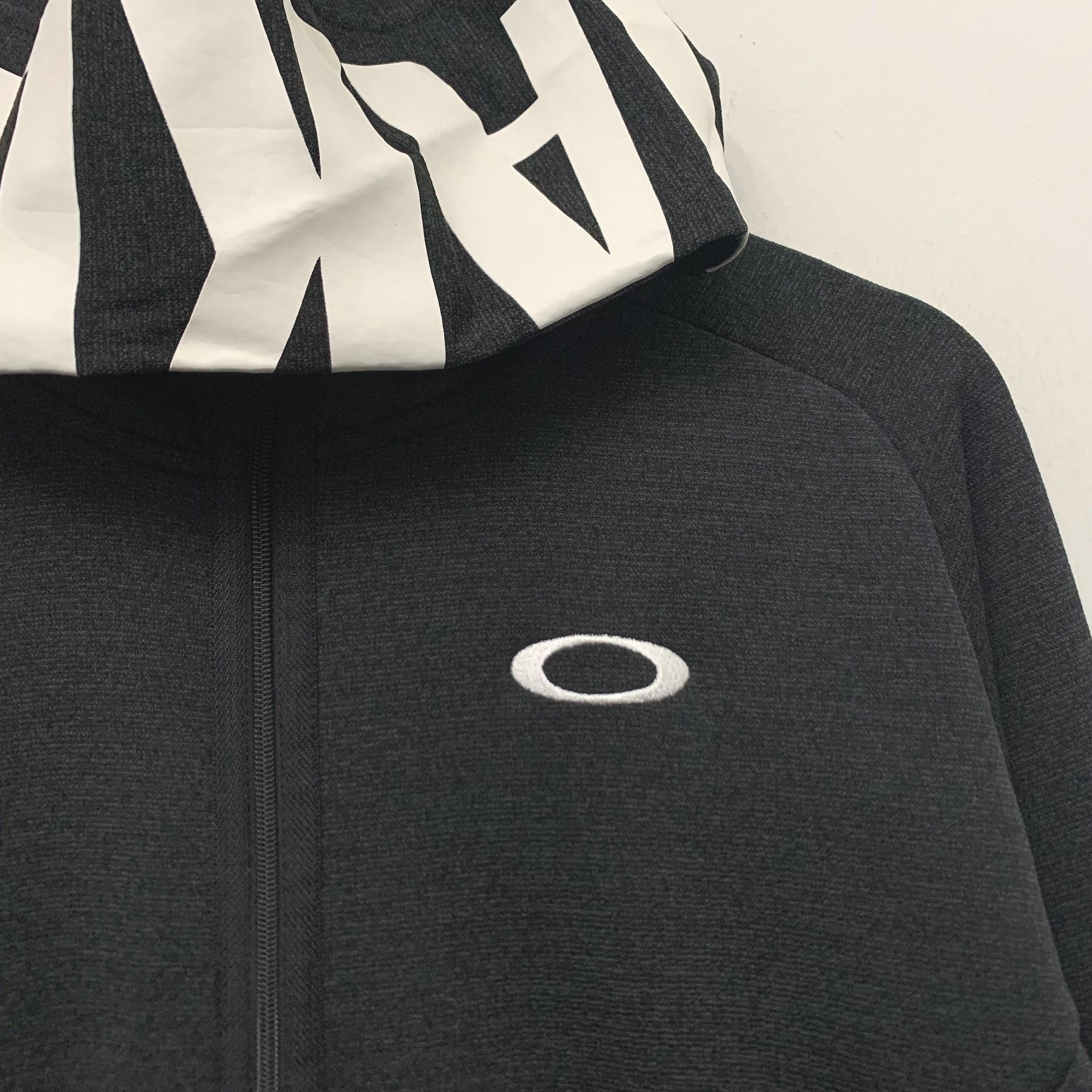 Vintage Y2K Oakley Thermal Waffle Lined Type 01 Full Zip Hoodie 