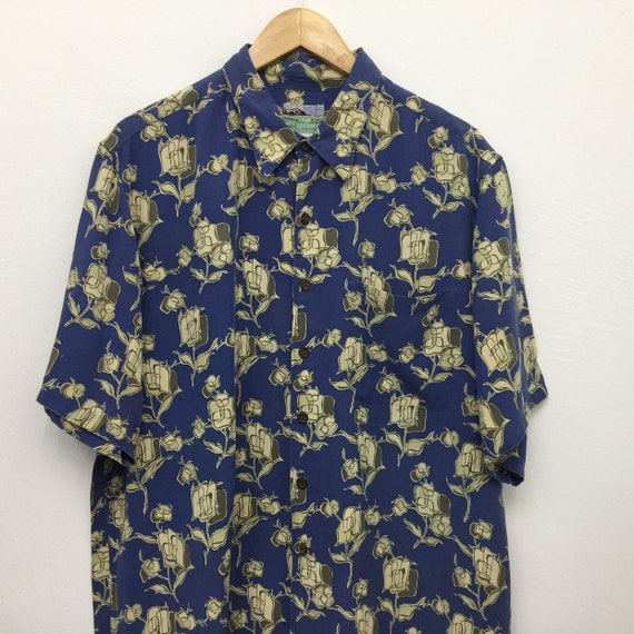Vintage Reyn Spooner Rayon Aloha Hawaiian Shirt -… - image 5