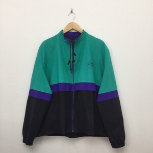 Vintage Holloway Track Jacket L 90s Embroidered USA Made