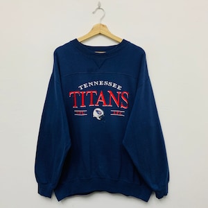 Vintage Tennessee Titans NFL Pullover Crewneck Sweatshirt Size XL