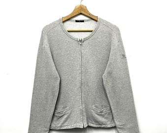 Y’S Yohji Yamamoto Full Zip Sweater Jacket Size M - Japanese Streetwear