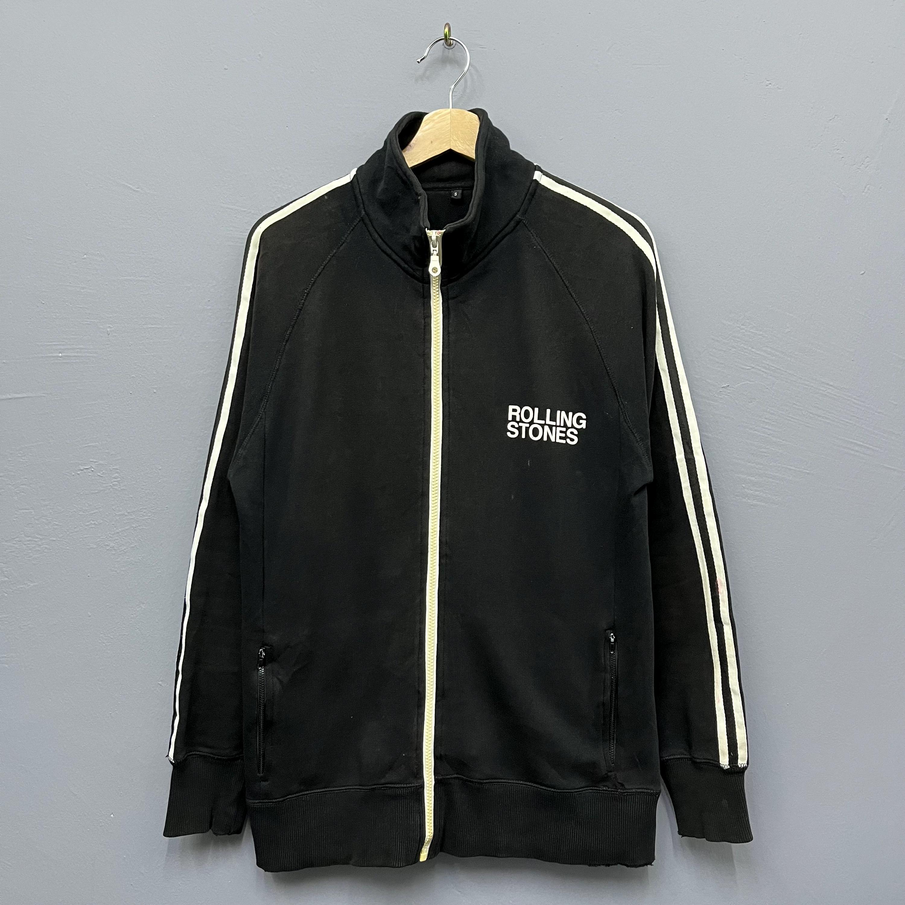 Rolling Stones Full Zip Track Top Jacket Men's Size Medium Rock
