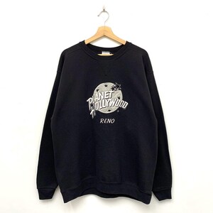 Vintage 90s Planet Hollywood Reno Pullover Crewneck Sweatshirt Size Large