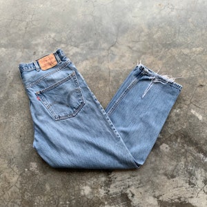 Levis 550 Jeans - Vintage Levis 550 Relaxed Fit Denim Jeans Ripped Jeans Größe Größe 36 “x29”