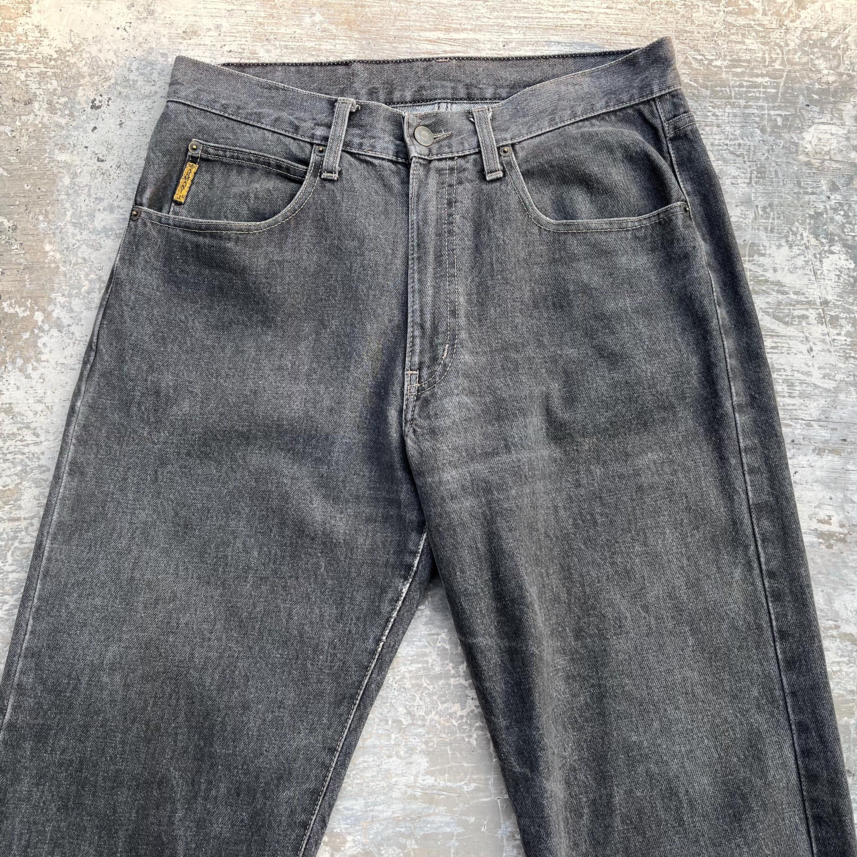 Vintage Armani Jeans: Black Denim, Made in Italy, Size 32x32 - Etsy