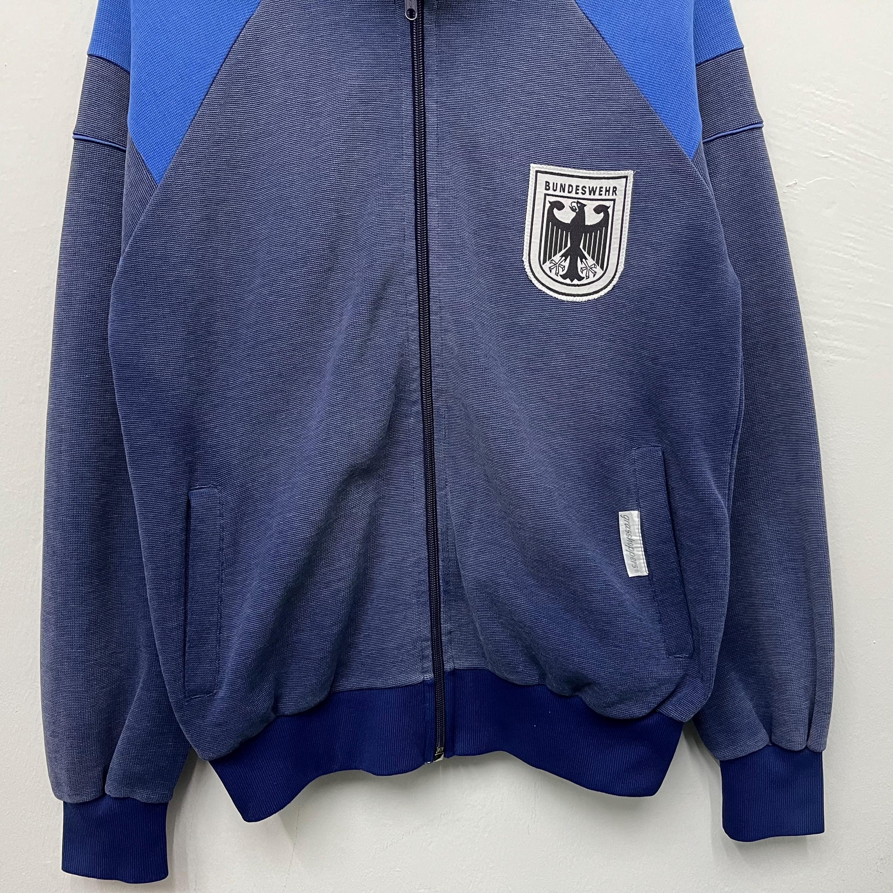 Vintage 70s German Army Bundeswehr Track Top Jacket Size