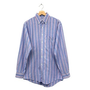 Vintage LL Bean Button Up Shirt Size Medium Made in USA