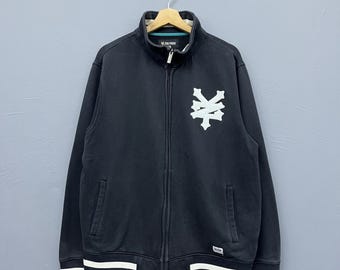 Vintage Zoo York Grey Quarter-zip Hoodie, Streetwear Skate