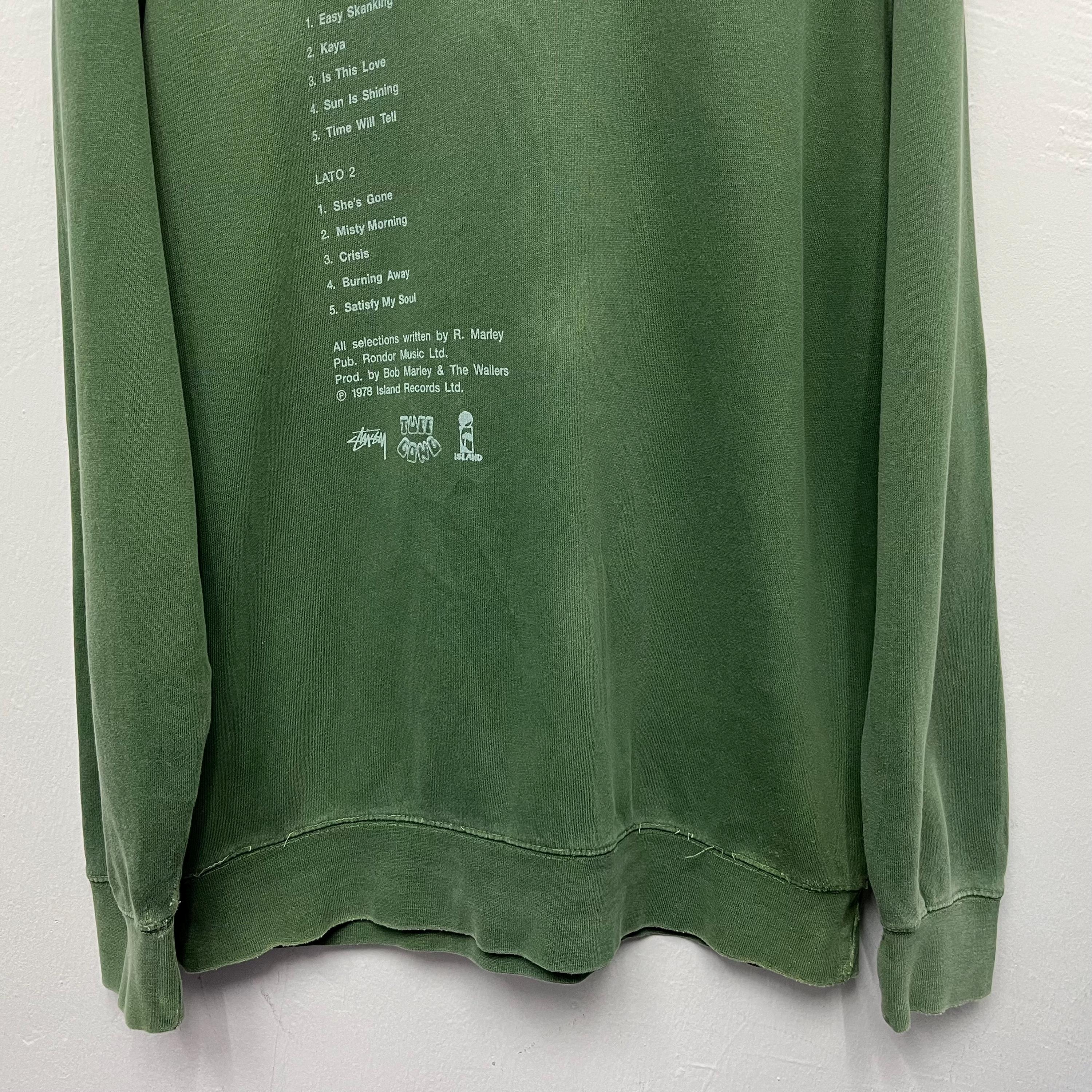 Stussy クルーネック スウェットシャツ サイズM Stussy ボブ・マーリー 
