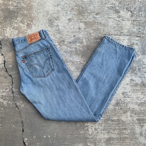Calça Jeans Levis 505 Vintage Levis 505 Straight Fit Tamanho 34x33