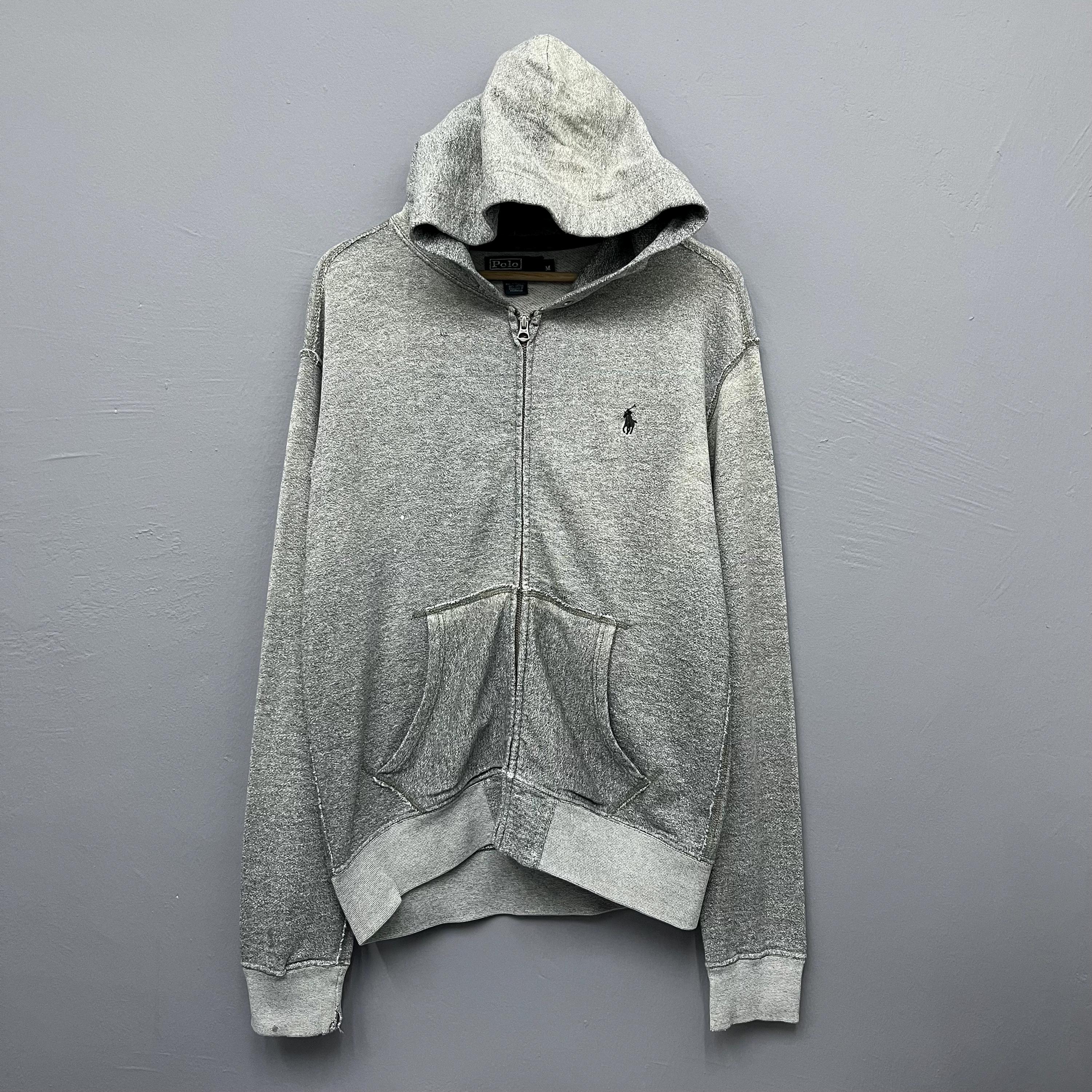 Vintage Polo Ralph Lauren Full Zip Hoodie Size M Polo RL Small