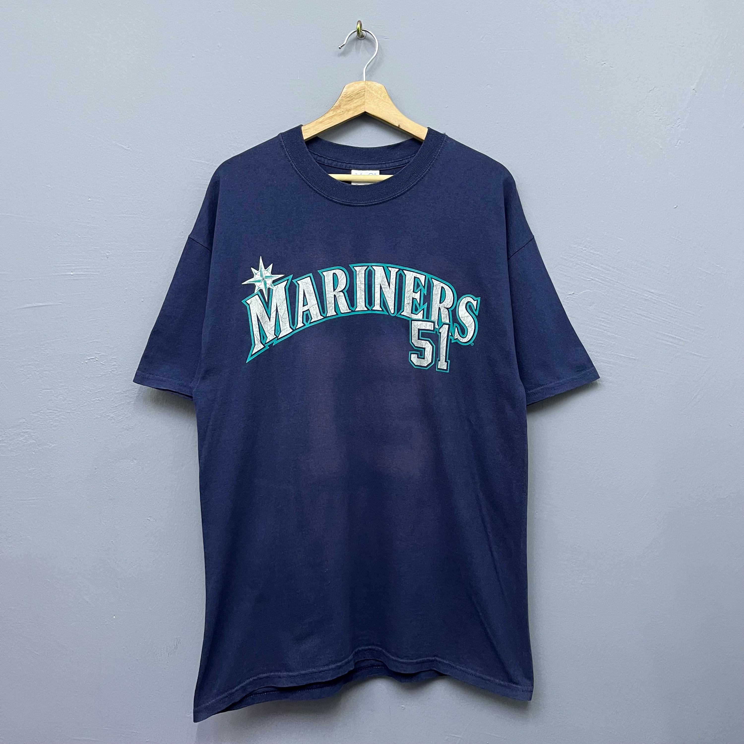 Vintage Y2K Seattle Mariners Ichiro Suzuki #51 MLB T-shirt Size