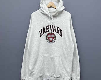 Harvard University Hoodie Size L - Heather Grey