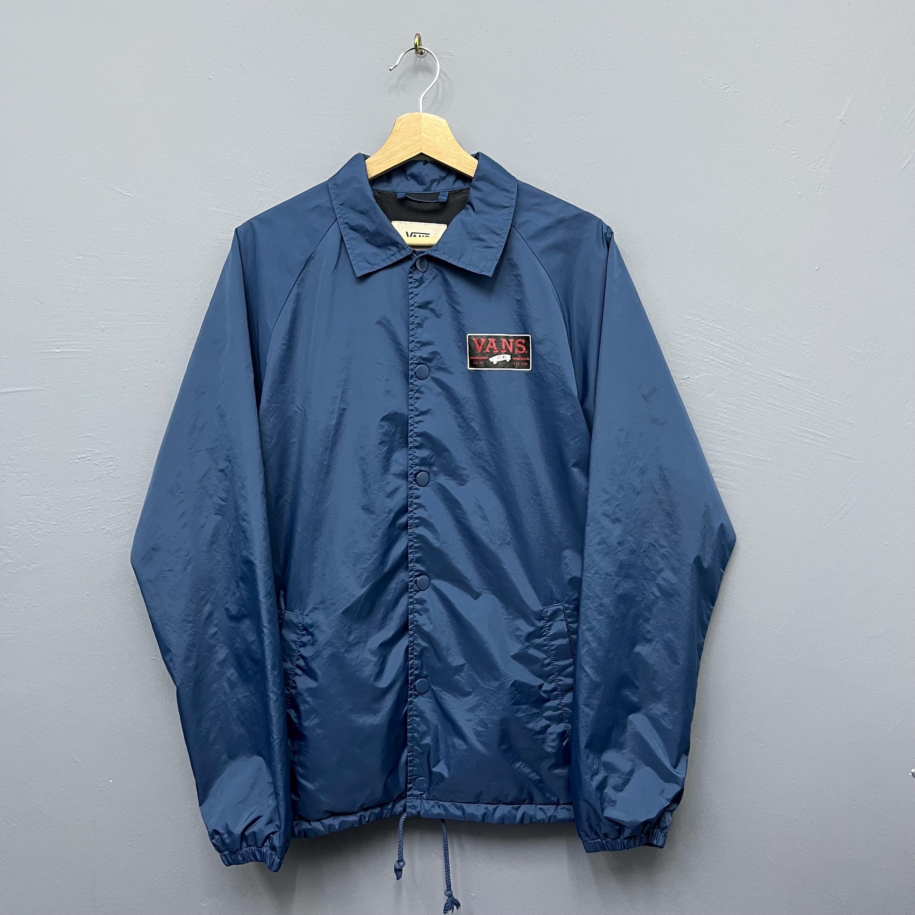 Vintage Vans off the Wall Skateboard Snap Button Nylon Men's Coach