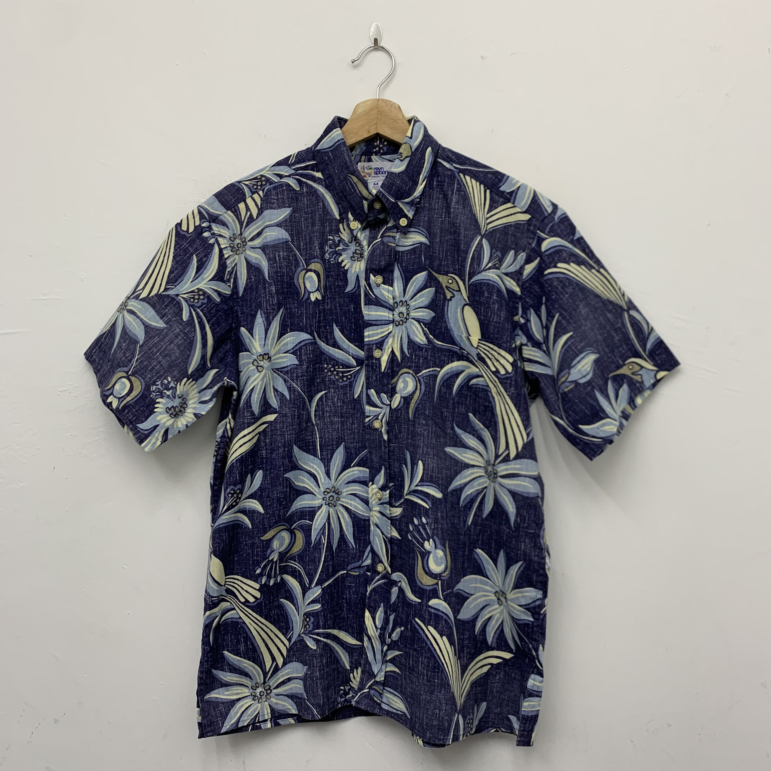 Chemise hawaïenne 100% soie (M/L) - Turtle Frip
