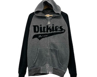Vintage 1990s Dickies Zip up Hoodie Made in USA - Etsy