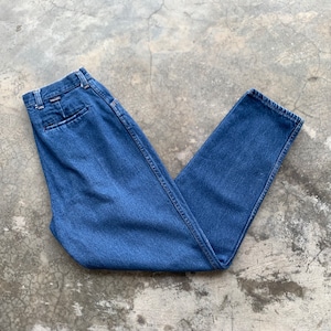 Vintage 70s Wrangler High Waisted Mom Jeans Scovill Zipper Size 28x29 Wrangler Misses Full Fit Made in Usa