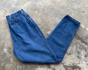 Vintage 70er Jahre Wrangler Mom Jeans, Hoch tailliert, Größe 28x29
