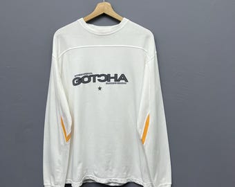 Gotcha Surfing Langarmshirt Größe M - Skate Surf Streetwear Tee