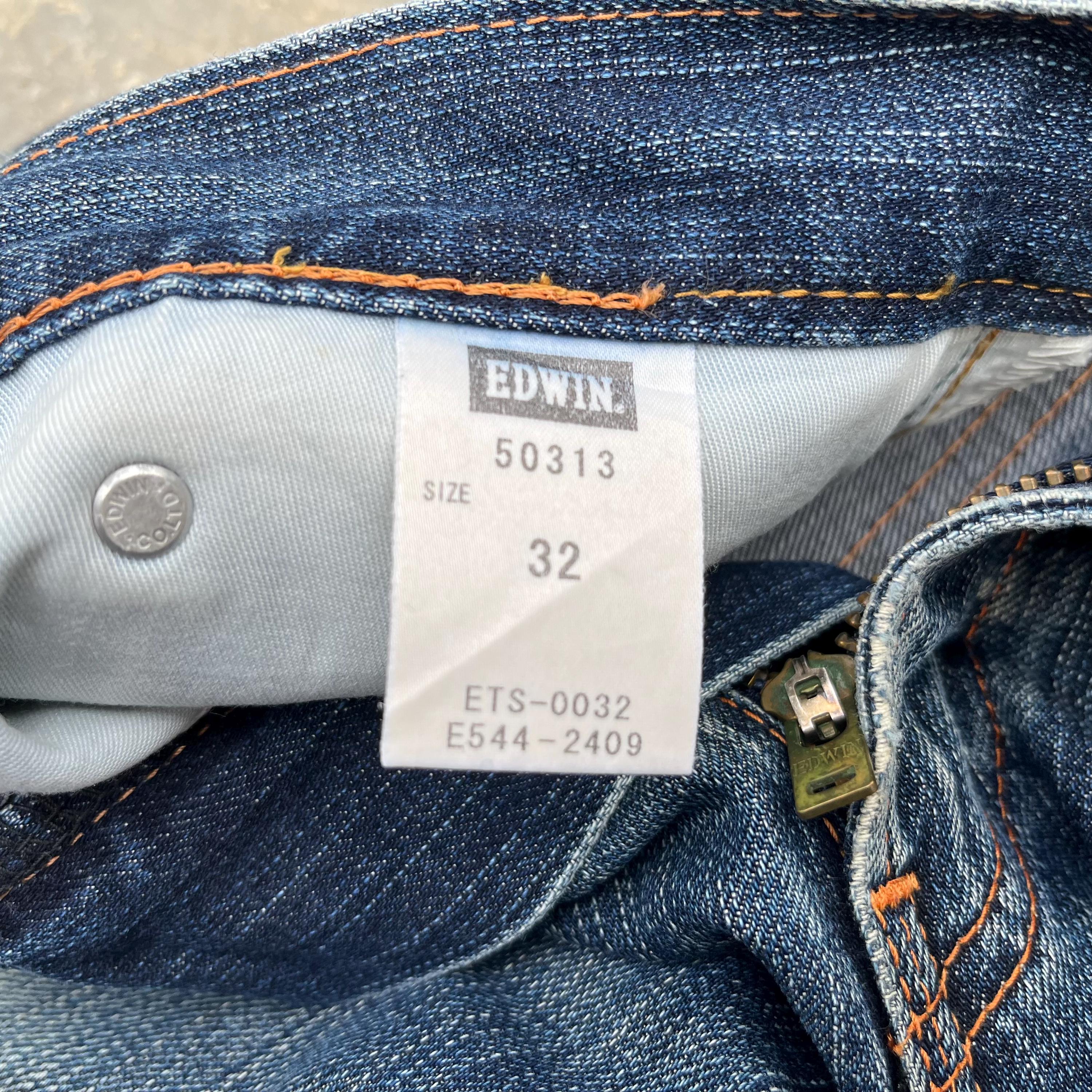 Vintage Edwin 503 Jeans: Regular Fit Denim, Made in Japan, 30x28