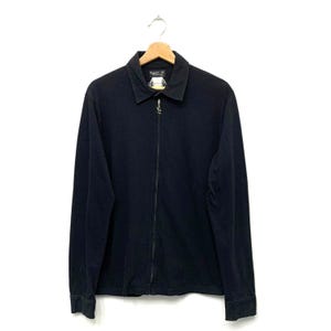 black wool gabardine jacket