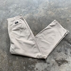 Maui and Sons Pants - Vintage Maui and Sons Surfing Brand Chino Khaki Casual Pants Size 34”x31”