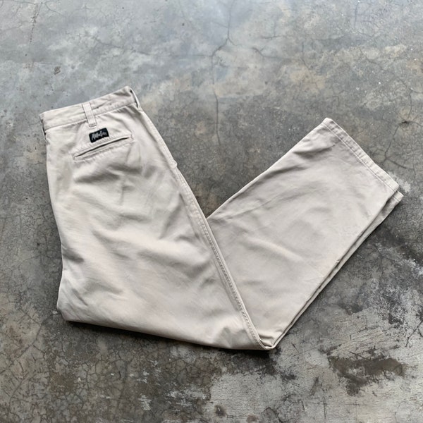 Maui and Sons Pants - Vintage Maui and Sons Chino Khaki Casual Pants Size 34”x31”