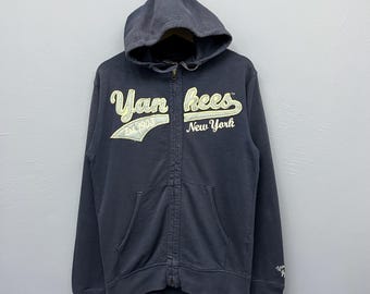 Uniqlo x New York Yankees MLB Embroidered Full Zip Hoodie Size M