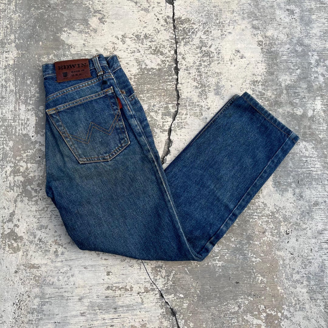 Vintage Edwin Regular Fit Denim Jeans Size 27x27 - Made in Usa