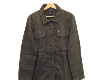 Chaqueta de trabajo abotonada Marc by Marc Jacobs, talla M - Verde turba - Estilo urbano