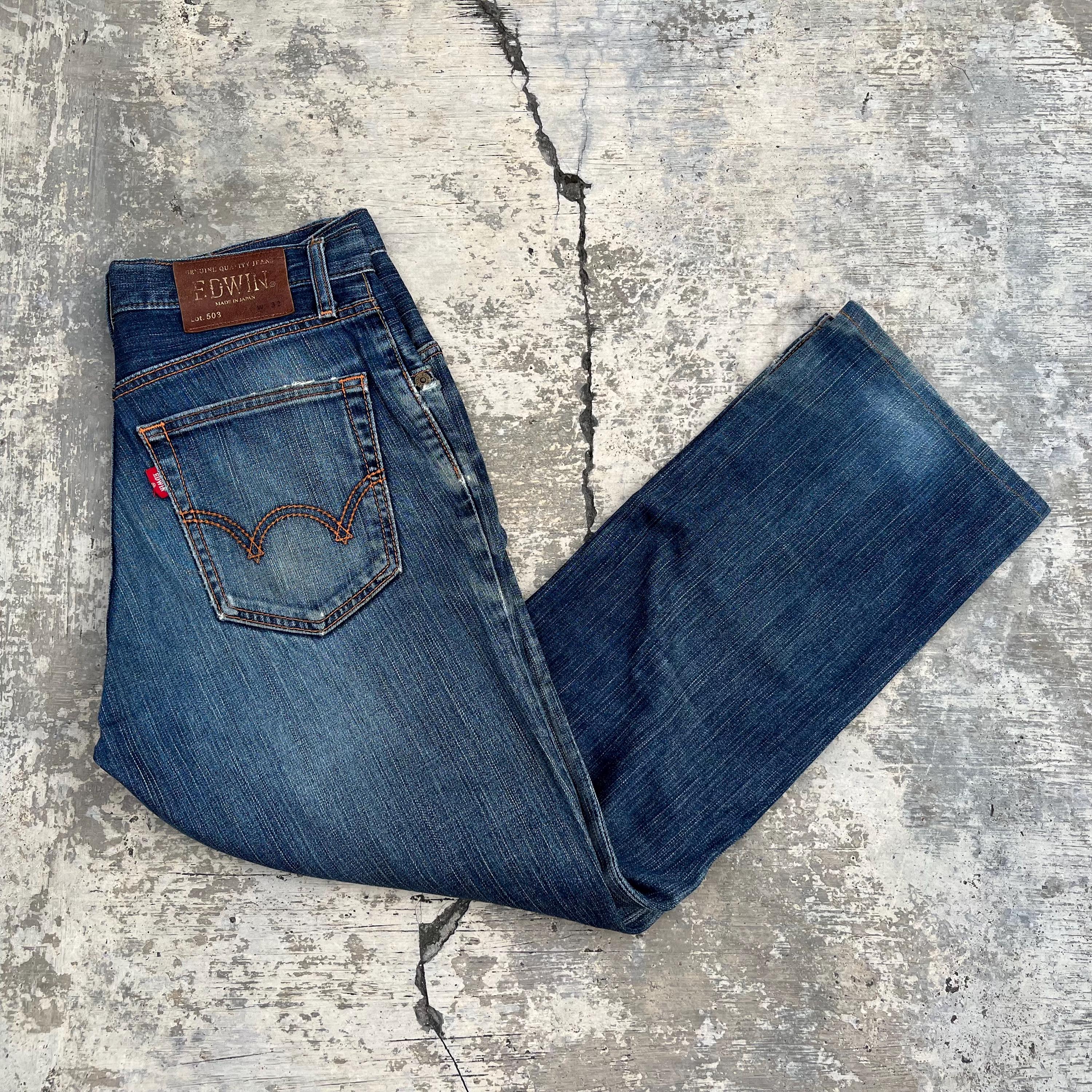 bnmdko　　EDWIN503 Rebel Vintage EDWIN® Jeans Rebel Vintage 503RV-466 Regular Straight (Sz 29