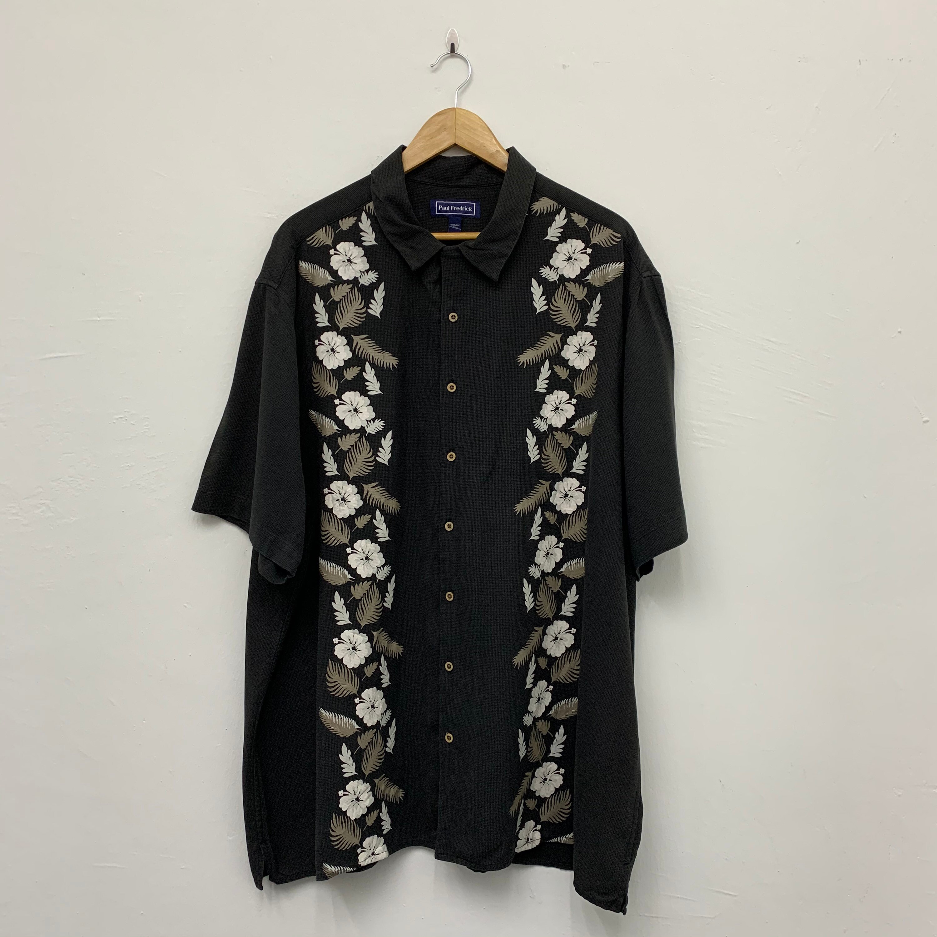 Paul Fredrick Oversized Silk Hawaiian 