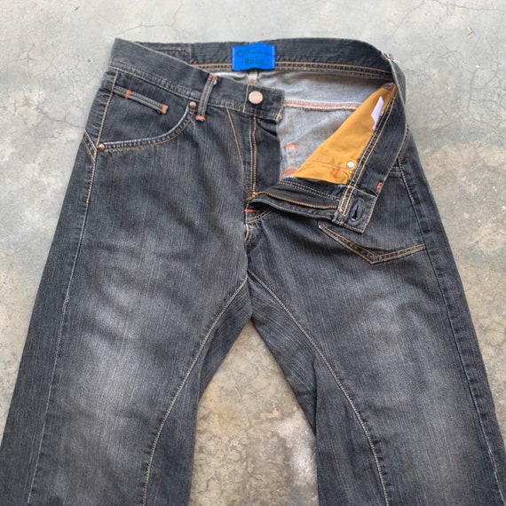 Vintage Edwin E Function Black Denim Jeans Size 3… - image 6