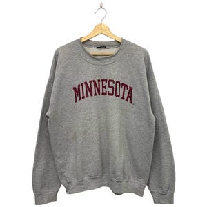 Vintage Minnesota Pullover Crewneck Sweatshirt Size Large